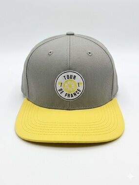 Tour de France Grey and Yellow Snapback Hat